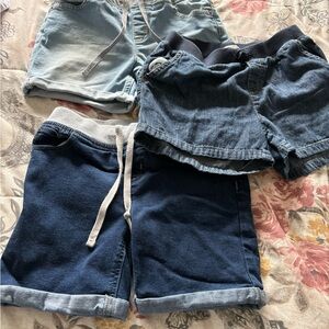 Justice Kids Denim Shorts Trio